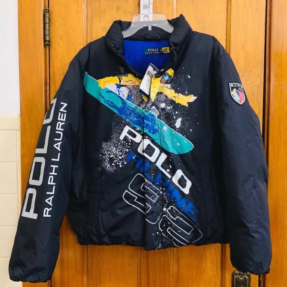 RARE NWT POLO RALPH LAUREN ALPINE 92 SKI SNOWBOARD PUFFER JACKET MEN'S SZ M